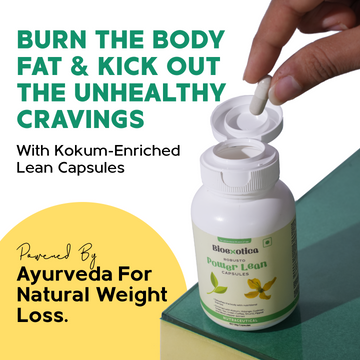 BioExotica Power Lean Capsules | For 15 Day Fat Loss Kokum-Enriched Lean Capsules